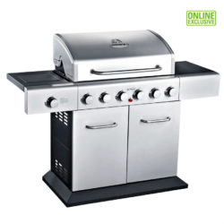 Outback Meteor 6-Burner Gas Barbecue – Stainless Steel